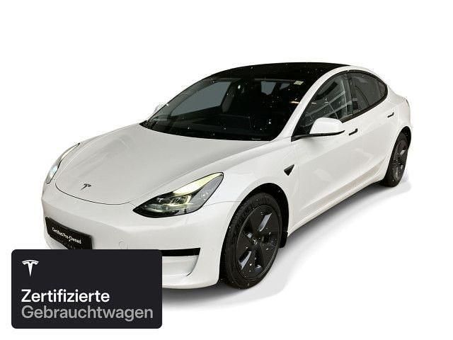 Weiß Gebraucht 2021 Tesla Model 3 RWD Limousine | 25.400 € (Fairer Preis) - Bild 1/4