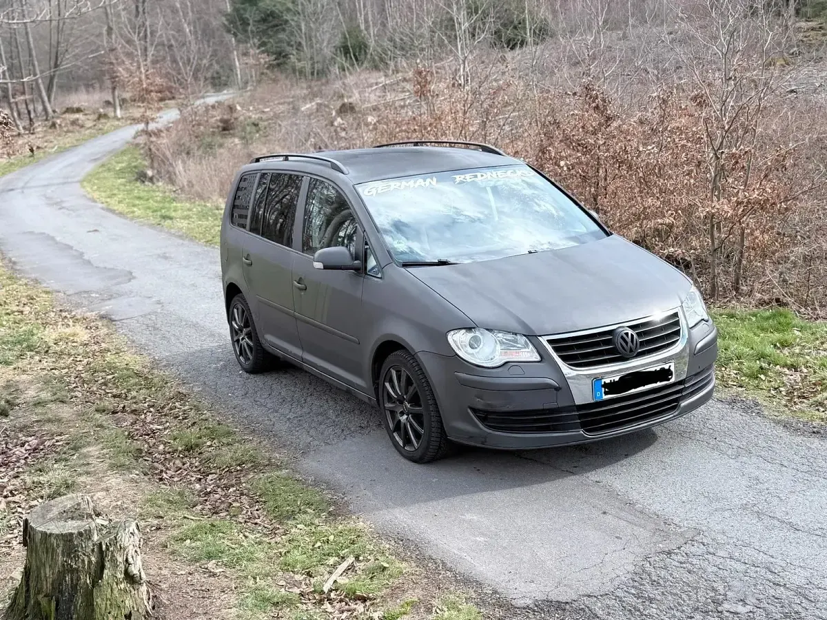 Brugt VW Touran 105 HK (77 kW) 2007 Sort MPV