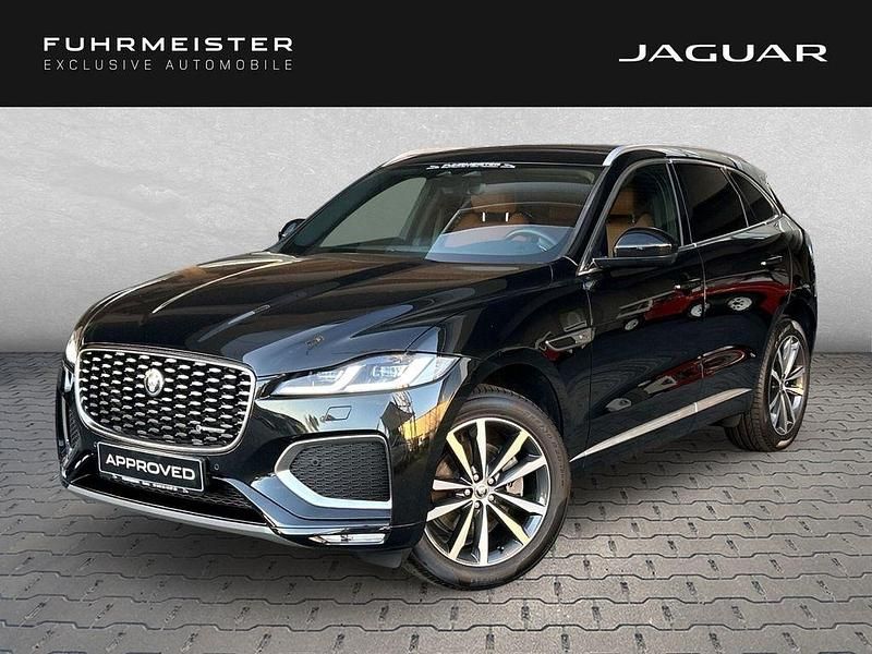 Santorini black Gebraucht 2023 Jaguar F-Pace R-Dynamic SUV | 48.440 € (Teuer) - Bild 1/4