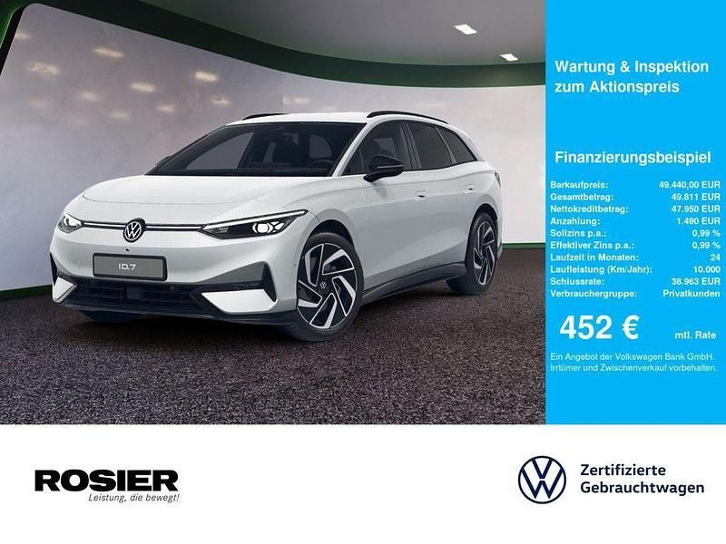 Weiß Gebraucht 2024 VW ID.7 Pro Limousine | 49.440 € (Etwas zu teuer) - Bild 1/4