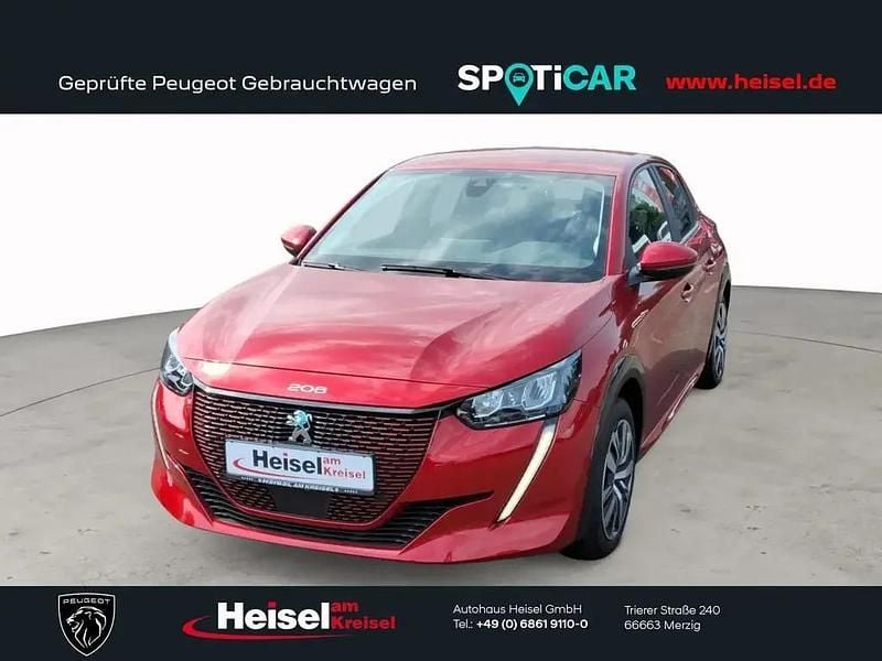 Gebraucht Peugeot e-208 Active 100 kW (136 PS) 2021 Elexier rot Kleinwagen