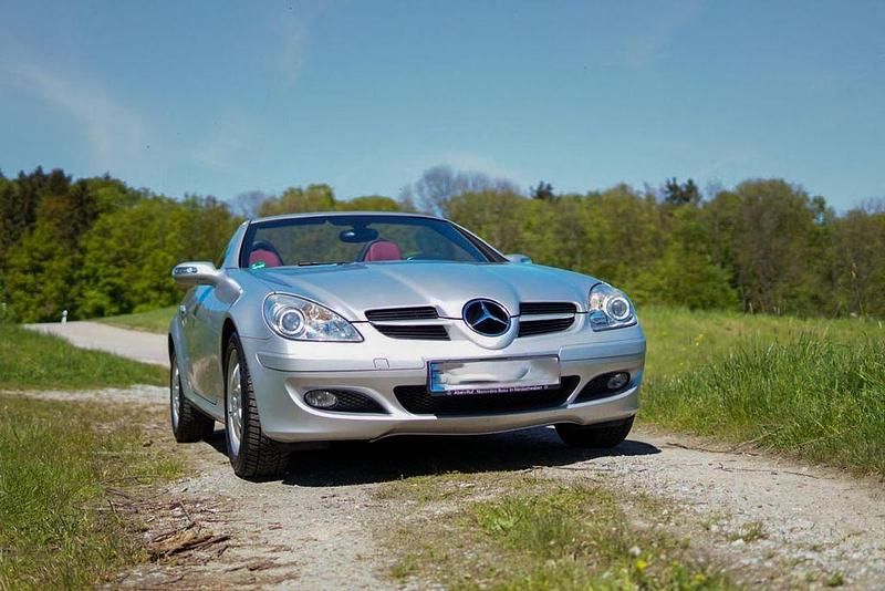 Gebraucht Mercedes SLK200 163 PS (119 kW) 2005 Silber Cabrio