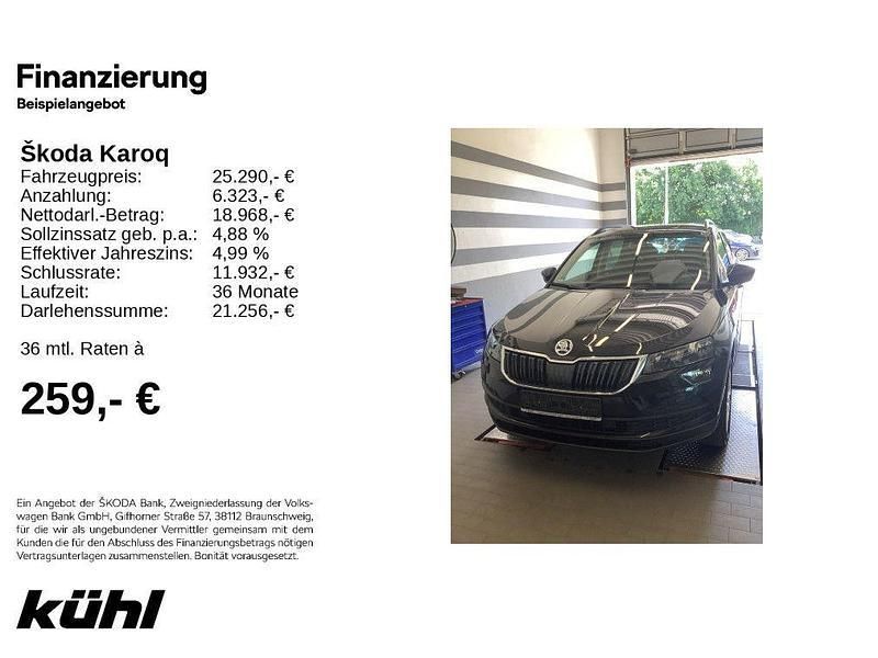 Schwarzmagic perleffekt Gebraucht 2022 Skoda Karoq Style SUV | 24.990 € (Etwas zu teuer) - Bild 1/2