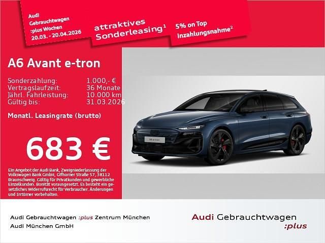 Gebraucht Audi A6 e-tron S-Line 269 kW (367 PS) 2025 Blau Kombi