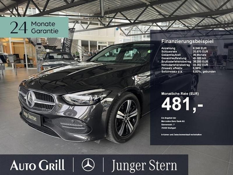 Grau Gebraucht 2024 Mercedes C200 Avantgarde Limousine | 38.690 € (Fairer Preis) - Bild 1/4