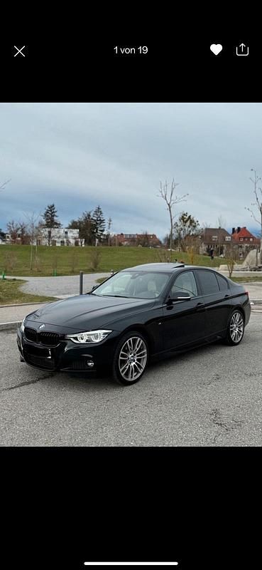 Gebraucht BMW 320 M Sport 190 PS (139 kW) 2016 Schwarz Limousine