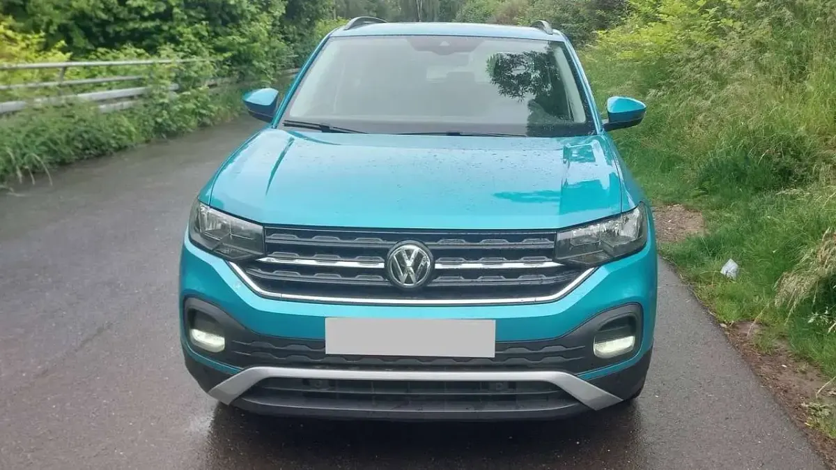 Gebraucht VW T-Cross Life 95 PS (69 kW) 2019 Blau SUV