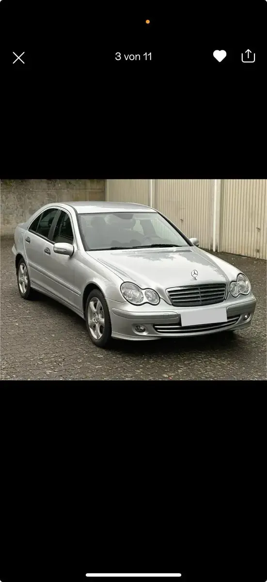 Używany Mercedes C180 143 KM (105 kW) 2006 Srebrny Kombi