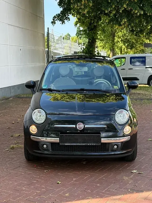 Gebraucht Fiat 500 Lounge 101 PS (74 kW) 2011 Schwarz Kleinwagen