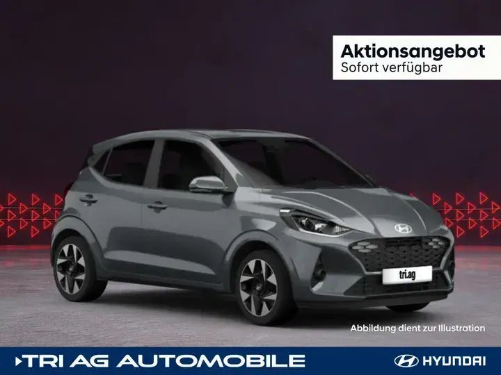 Aurora grey / met Neu 2025 Hyundai i10 Select Kleinwagen | 16.505 € (Fairer Preis) - Bild 1/4