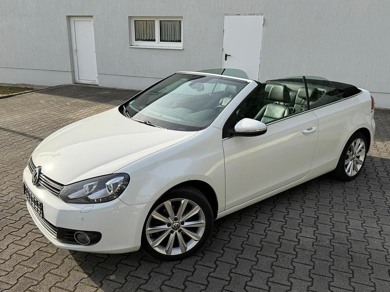 Gebraucht VW Golf Cabriolet R-line 2012 Weiß Cabrio