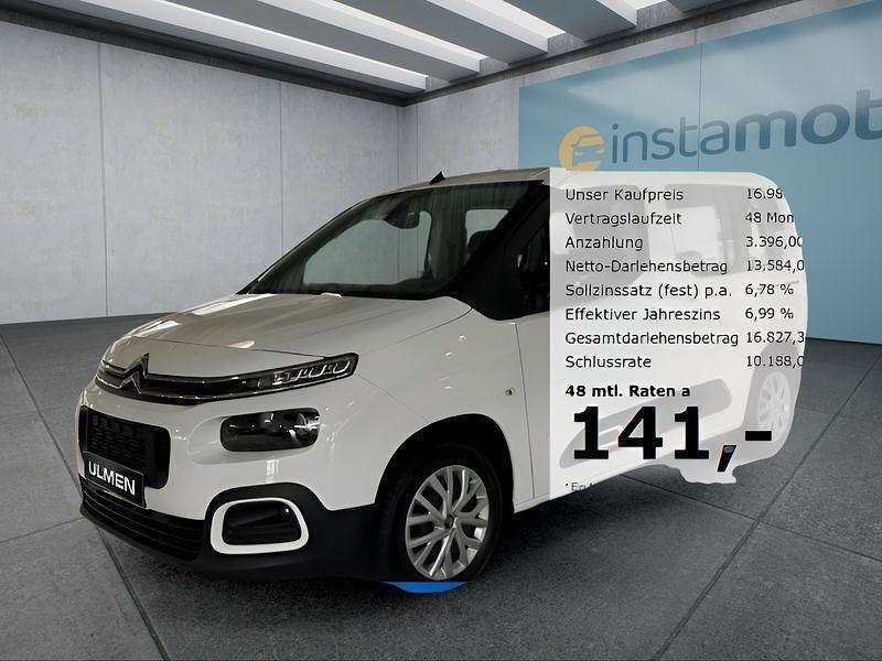 Weiß Gebraucht 2022 Citroën Berlingo Van / Kleinbus | 17.199 € (Etwas zu teuer) - Bild 1/4