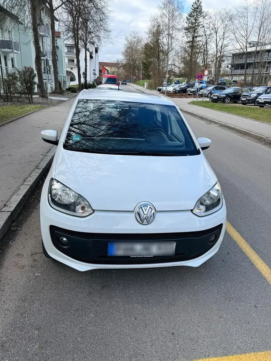 Gebraucht VW up! 60 PS (44 kW) 2015 Weiß Kleinwagen