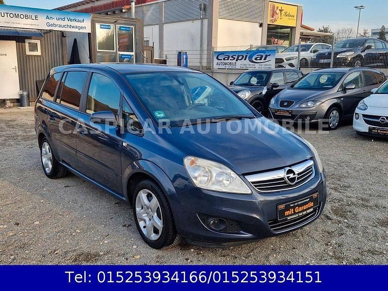 Gebraucht Opel Zafira Edition 140 PS (102 kW) 2008 Blau Van / Kleinbus