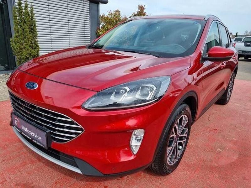 Rot Gebraucht 2021 Ford Kuga Titanium X SUV | 18.950 € (Superpreis) - Bild 1/4