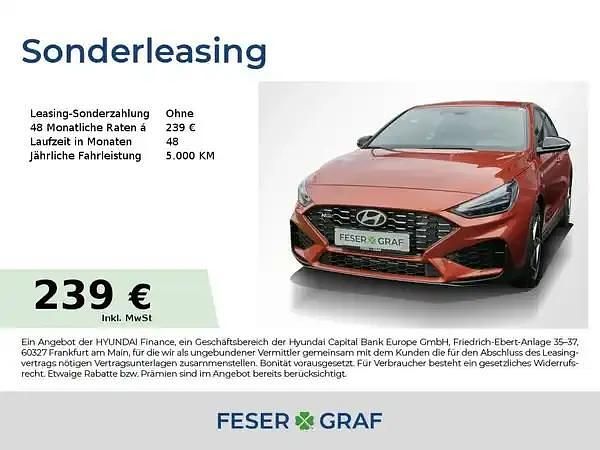 Jupiter orange Neu 2025 Hyundai i30 Limousine | 28.350 € (Fairer Preis) - Bild 1/4