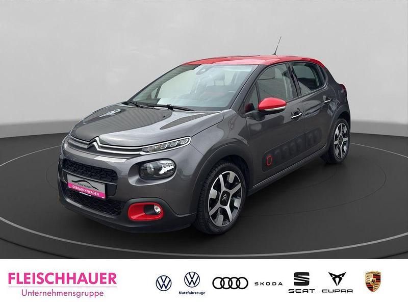 Grau Gebraucht 2019 Citroën C3 PureTech Kleinwagen | 10.490 € (Guter Preis) - Bild 1/4
