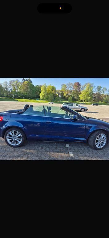 Blau Gebraucht 2012 Audi A3 Cabriolet Attraction Cabrio | 8.500 € (Guter Preis) - Bild 1/4