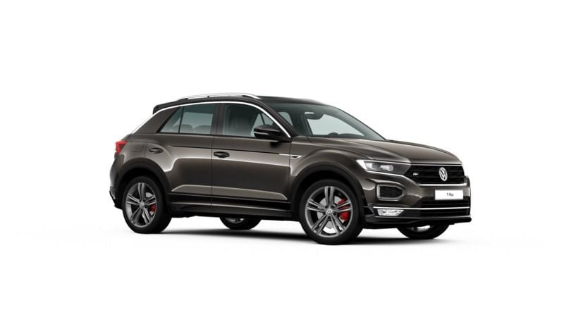 Black oak brown metallic Gebraucht 2019 VW T-Roc Sportline SUV | 25.925 € (Fairer Preis) - Bild 1/4