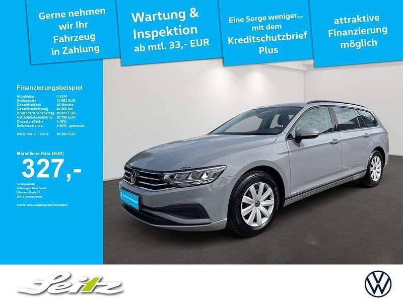 Mondsteingrau Gebraucht 2023 VW Passat Basis Kombi | 26.399 € (Fairer Preis) - Bild 1/3