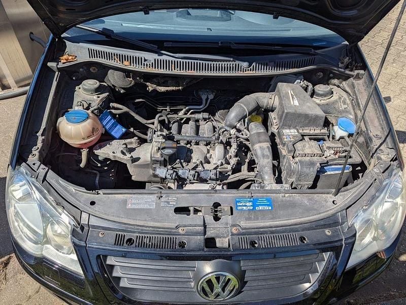 Gebraucht VW Polo United 60 PS (44 kW) 2008 Schwarz Kleinwagen