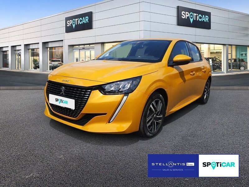 Gelb Gebraucht 2021 Peugeot 208 Allure Kleinwagen | 16.730 € (Guter Preis) - Bild 1/4