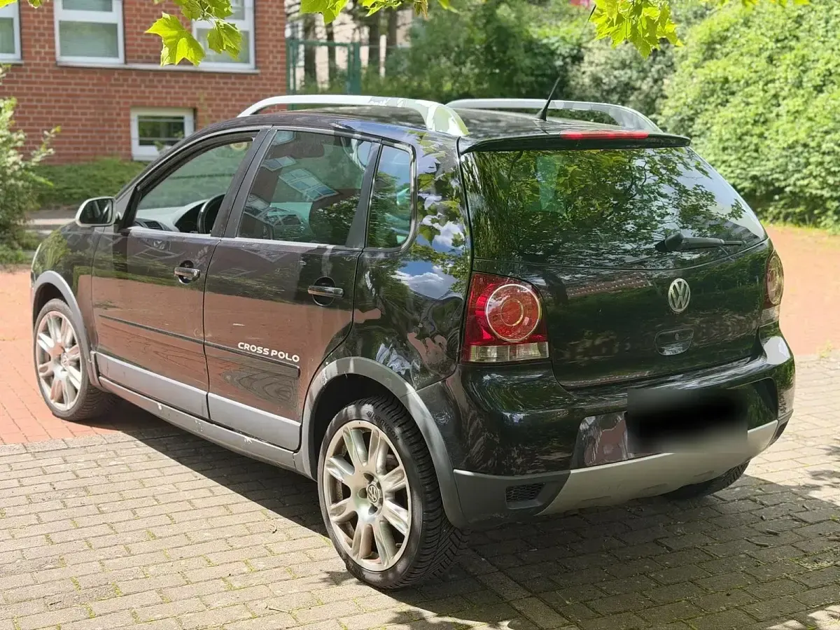 Gebraucht VW Polo Cross 101 PS (74 kW) 2008 Schwarz Kleinwagen