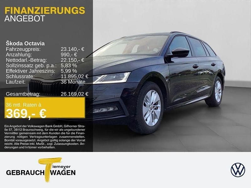 Schwarz Gebraucht 2022 Skoda Octavia Ambition Kombi | 23.140 € (Fairer Preis) - Bild 1/4
