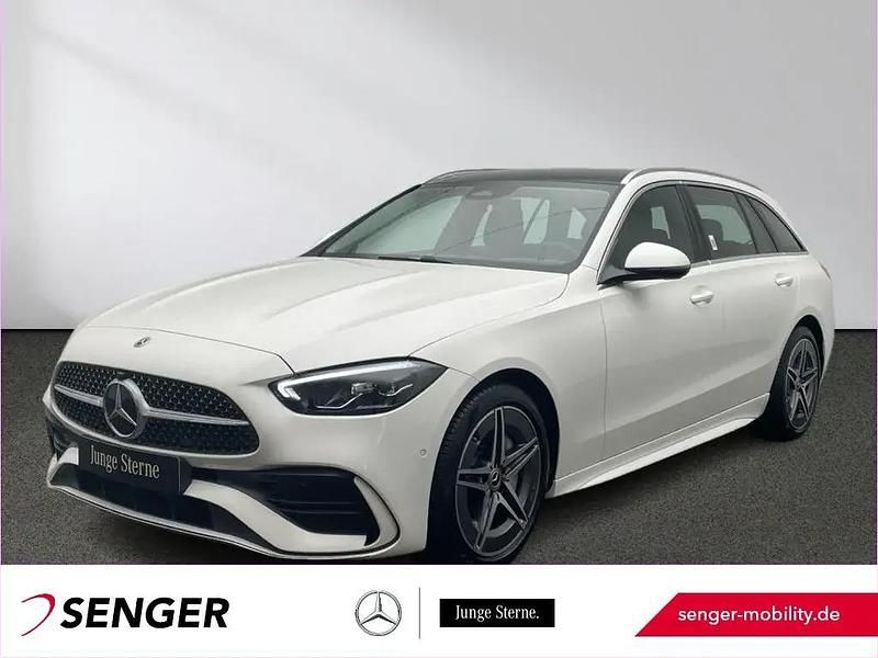 Unilack polarweiß Gebraucht 2025 Mercedes C200 AMG Kombi | 42.660 € (Fairer Preis) - Bild 1/1