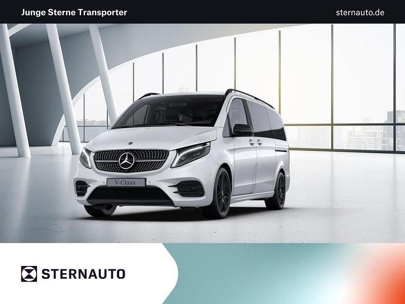 Bergkristallweiß metallic Gebraucht 2022 Mercedes V300 Avantgarde Edition Van / Kleinbus | 49.958 € - Bild 1/4