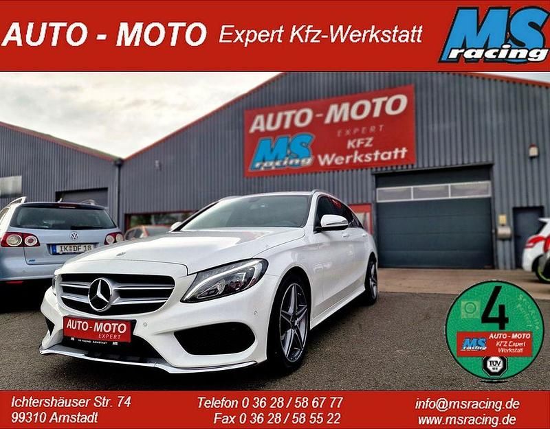 Gebraucht Mercedes C220 170 PS (125 kW) 2017 Polarweiss  unilack Kombi