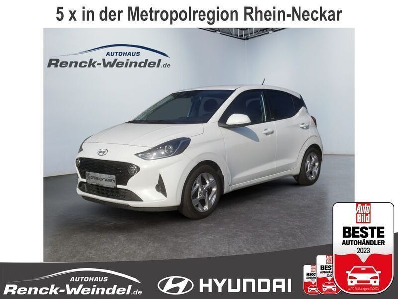 Weiss Gebraucht 2020 Hyundai i10 Style Kleinwagen | 13.989 € (Fairer Preis) - Bild 1/4