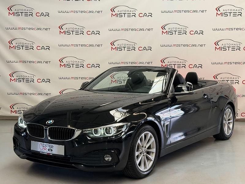 Schwarz Gebraucht 2017 BMW 420 Advantage Cabrio | 16.890 € (Guter Preis) - Bild 1/4