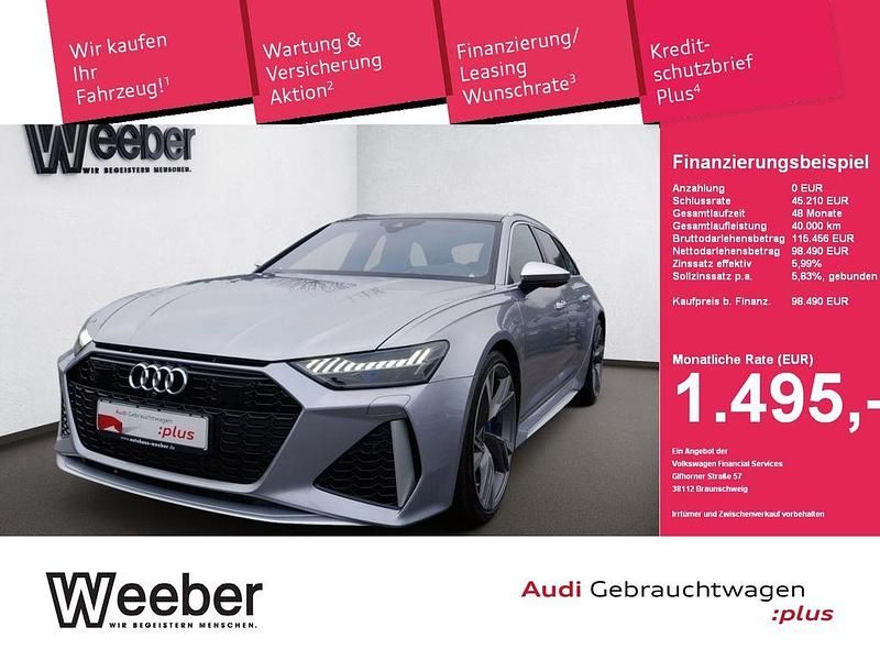 Gebraucht Audi RS6 Ambiente 600 PS (441 kW) 2021 Florettsilber metallic Kombi
