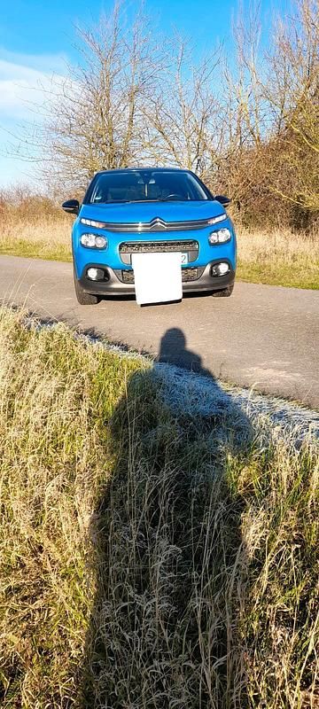 Blau Gebraucht 2019 Citroën C3 Kleinwagen | 9.999 € (Guter Preis) - Bild 1/4