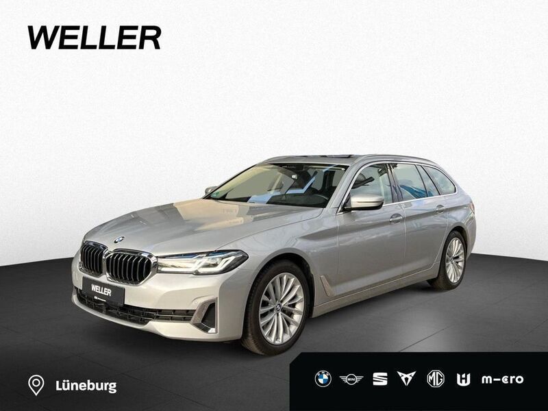 Glaciersilber (silber) Gebraucht 2021 BMW 540 Luxury Line Kombi | 41.990 € (Superpreis) - Bild 1/4