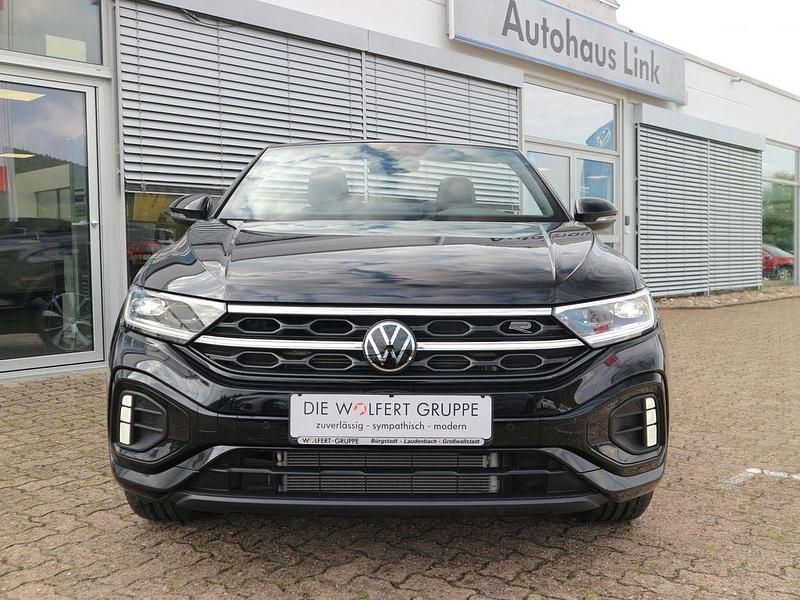 Gebraucht VW T-Roc Cabriolet R-line 150 PS (110 kW) 2025 Deep black perleffekt schwarz Cabrio