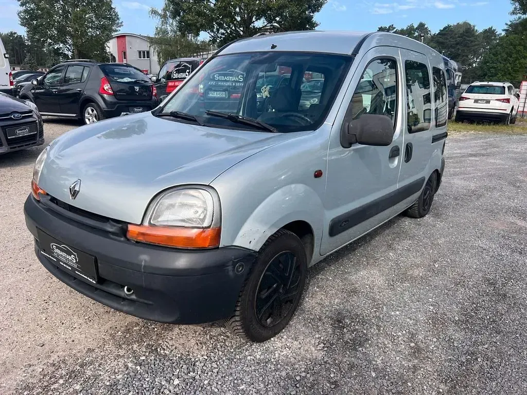 Gebraucht Renault Kangoo 75 PS (55 kW) 2002 Silber Van / Kleinbus