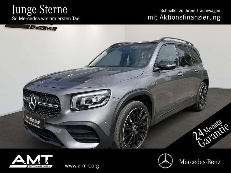 Grau Gebraucht 2020 Mercedes GLB250 AMG line SUV | 42.299 € (Teuer) - Bild 1/4