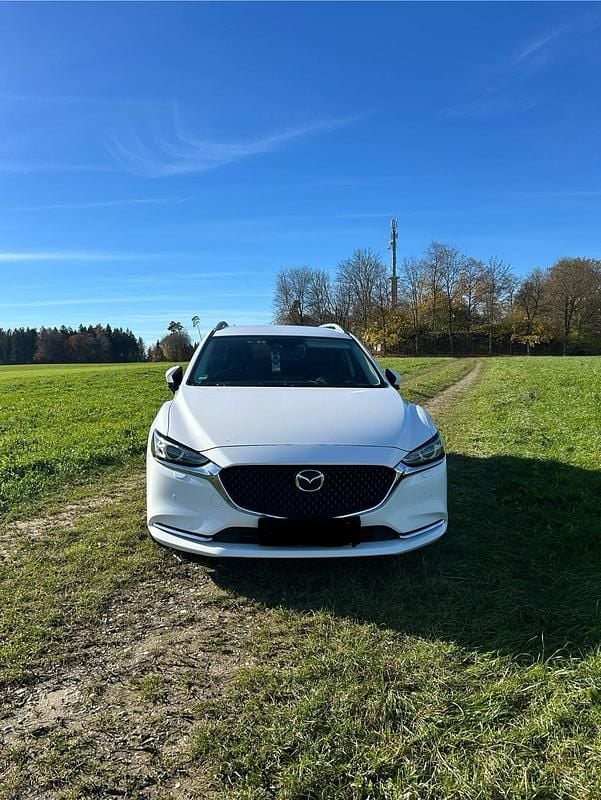 Gebraucht Mazda 6 Sports-Line 194 PS (142 kW) 2019 Weiß Kombi