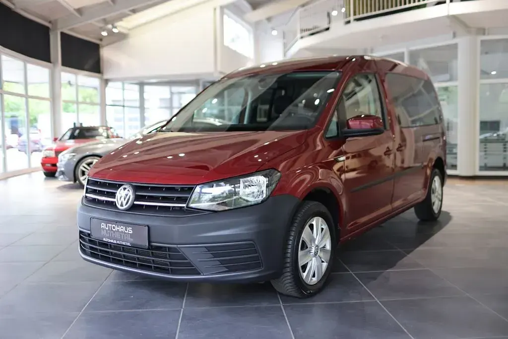 Brugt VW Caddy Maxi 150 HK (110 kW) 2018 Rød MPV