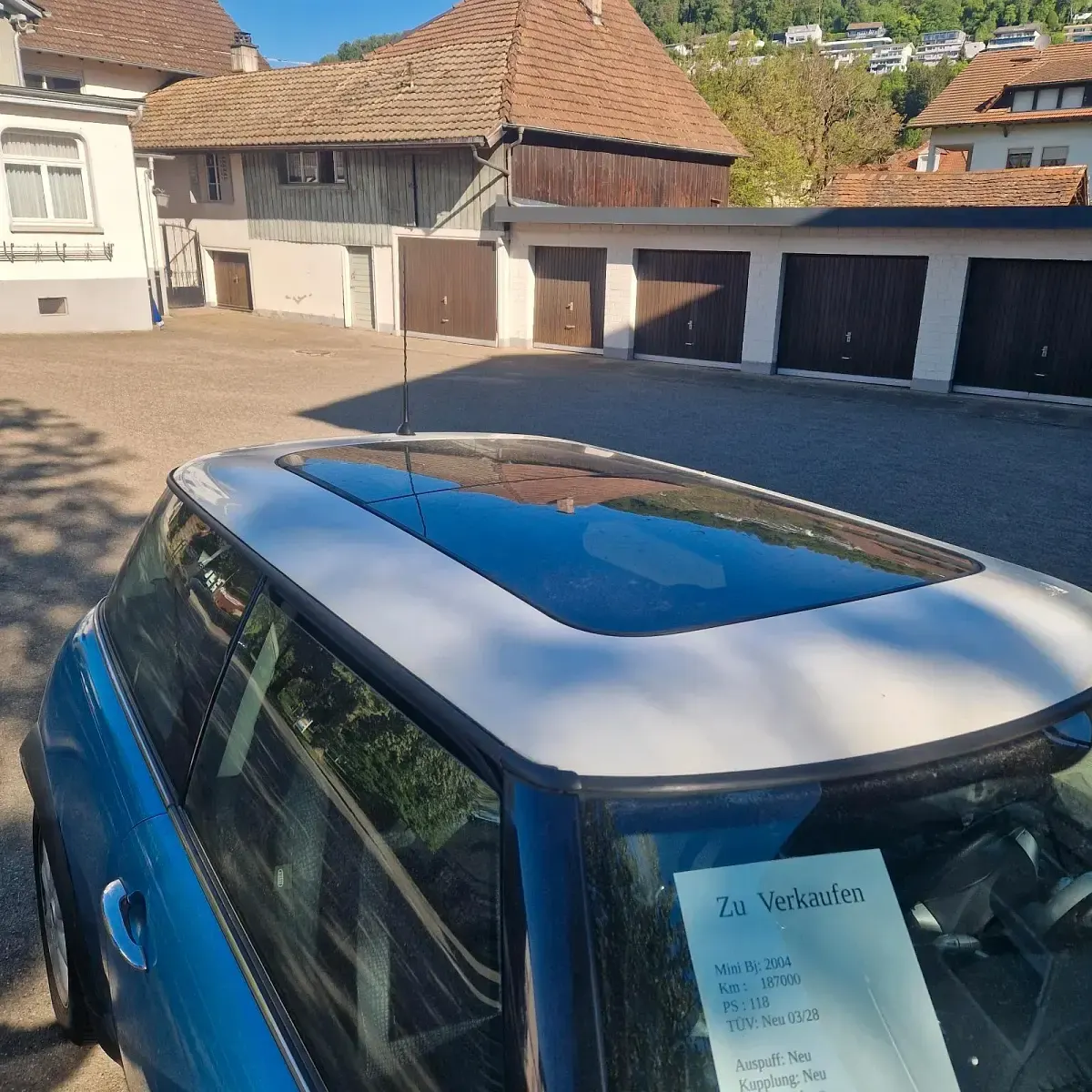 Usata Mini Cooper 118 CV (86 kW) 2004 Blu Utilitaria