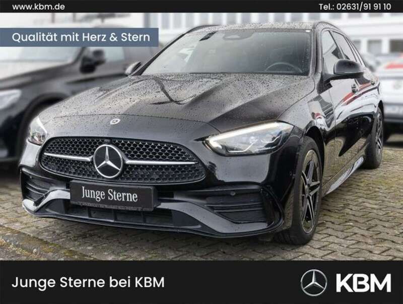 Unilack schwarz Gebraucht 2022 Mercedes C300e AMG Kombi | 39.420 € (Fairer Preis) - Bild 1/4