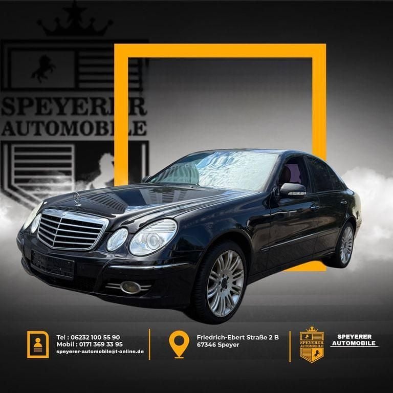 Schwarz Gebraucht 2008 Mercedes E280 Limousine | 3.950 € (Superpreis) - Bild 1/4