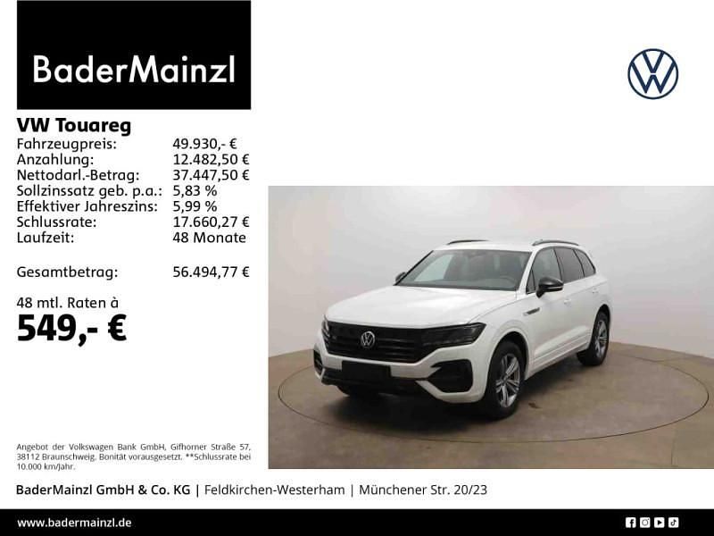 Weiß Gebraucht 2021 VW Touareg R-line SUV | 49.930 € (Guter Preis) - Bild 1/3