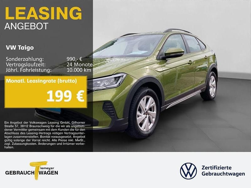 Grün Gebraucht 2024 VW Taigo Life SUV | 19.640 € (Fairer Preis) - Bild 1/4