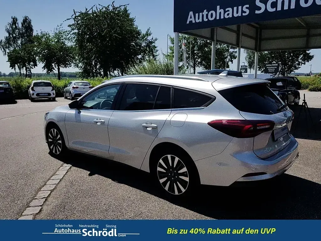 Gebraucht Ford Focus Titanium X 125 PS (91 kW) 2024 Moondust silber metallic/silber Kombi