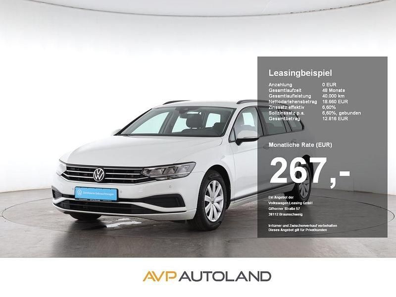 Pure white Gebraucht 2022 VW Passat Basis Kombi | 18.660 € (Guter Preis) - Bild 1/4