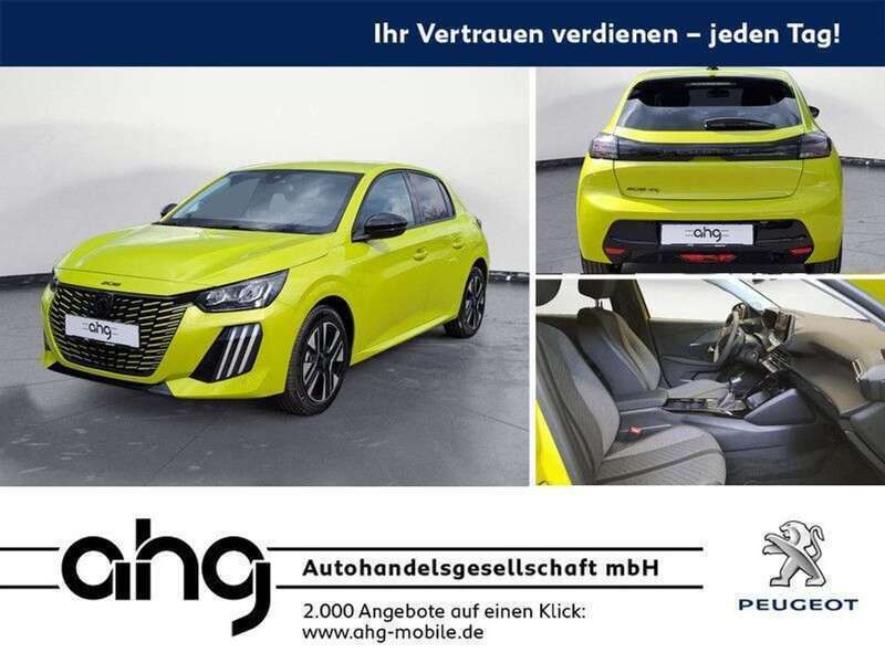 Gelb Neu 2024 Peugeot 208 Allure Kleinwagen | 18.360 € (Superpreis) - Bild 1/4