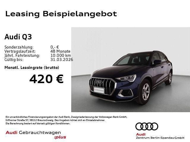Gebraucht Audi Q3 Advanced Plus 150 PS (110 kW) 2025 Blau SUV